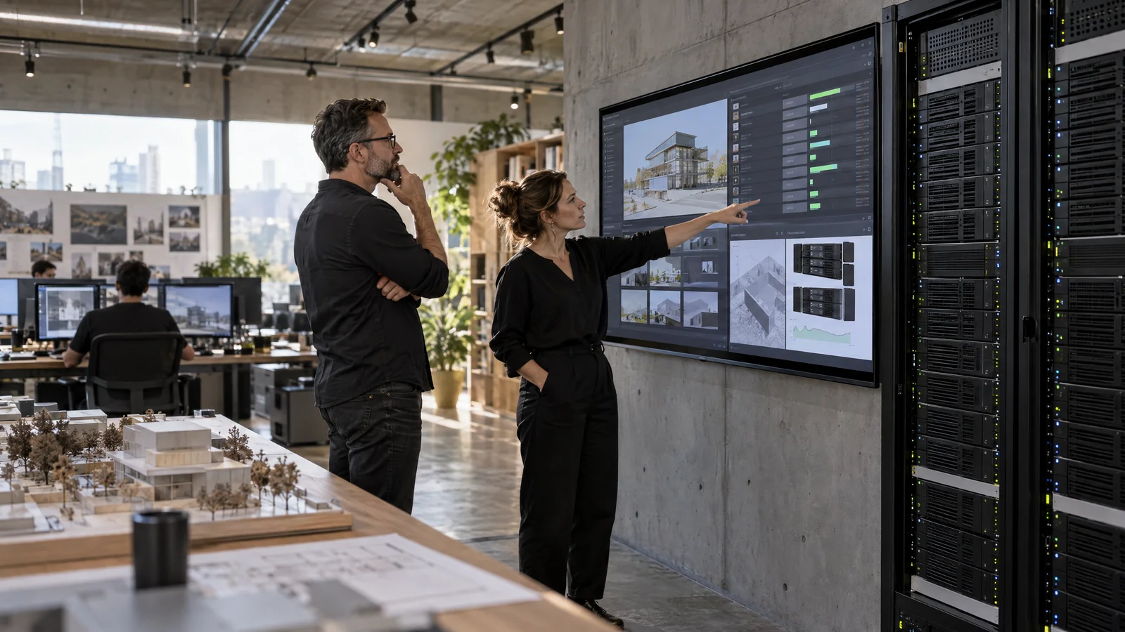 Illustrative Managed IT Services for Architecture & Engineering Studios workplace