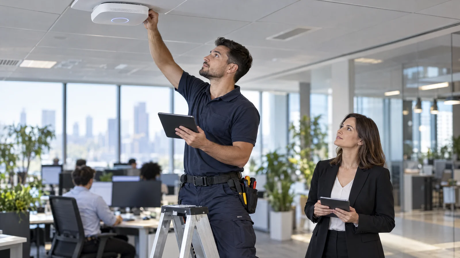 Illustrative On-Site IT Support for Commercial Businesses & Growing Enterprises workplace