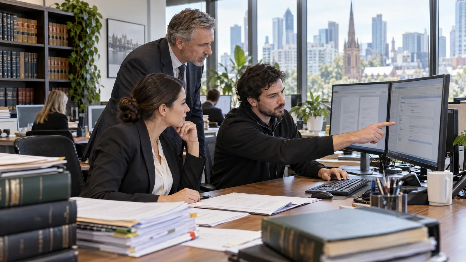 Illustrative IT Support for Law & Conveyancing Practices workplace