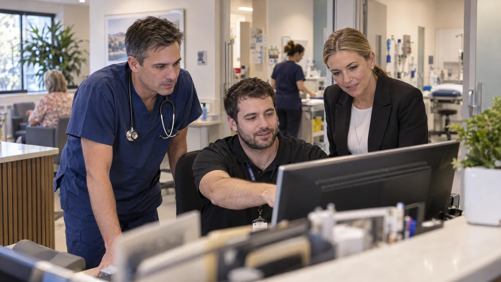 Illustrative IT Support for Medical Centres & Healthcare Clinics workplace