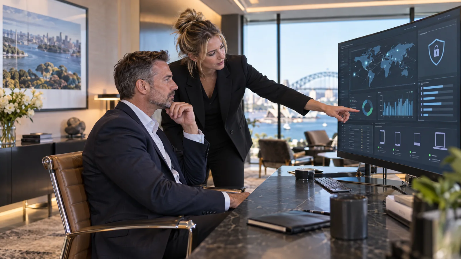 Illustrative Managed IT Services for Real Estate & Property Agencies workplace